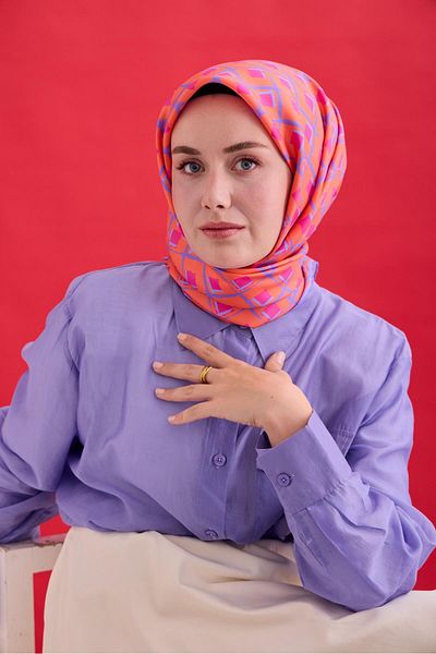 Silk Home Twill Silk Scarf 11474 01