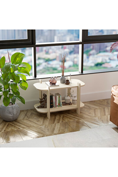 tino furniture Limon Dresuar - Masif Ahşap, Minimalist, Modern Salon Sehpa