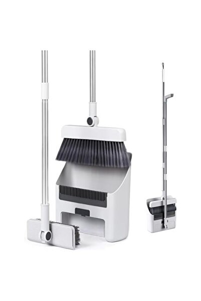 Generic Broom with Dustpan Combo Set, 3 in 1 Dustpan & Brush Sets for Sweepin...