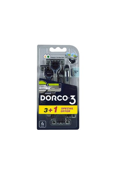 Dorco Dorco Veet Men's Razor Blades 3+1 Free