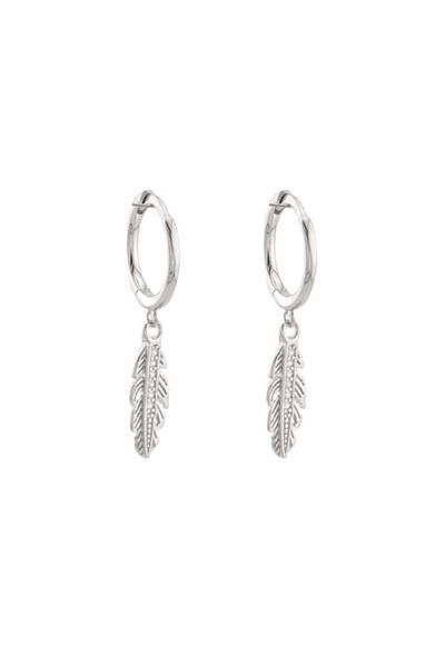 Bijuteria SORELLY Cercei Argint Feather Hoops