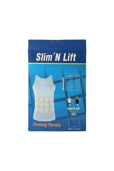 safe Slimming Corset for Men White - S