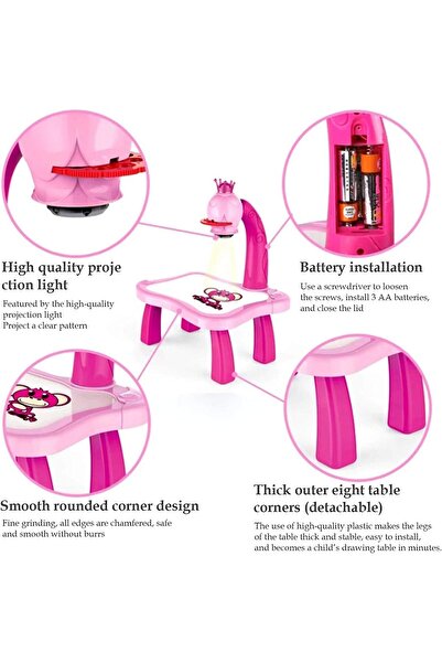 Generic Trace and Draw Projector Toy, Art Projector, Painting Drawing Table Led Projector Toddler Toy