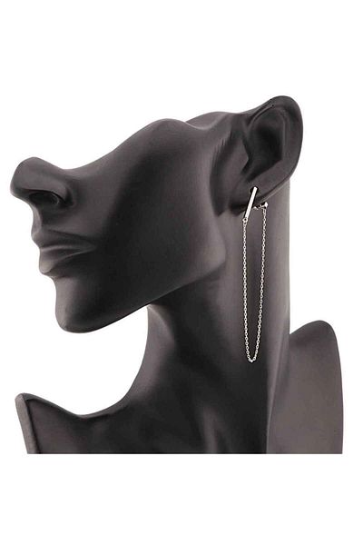 Bijuteria SORELLY Long Silver Earrings with Wire