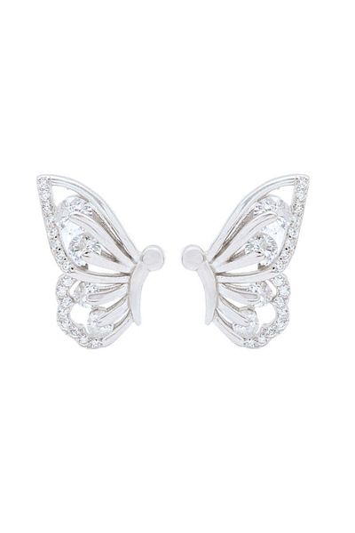 Bijuteria SORELLY Silver Butterfly Earrings