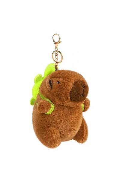 victiny Capybara Plush cu broscuta VICTINY® maro/ verde 12 cm