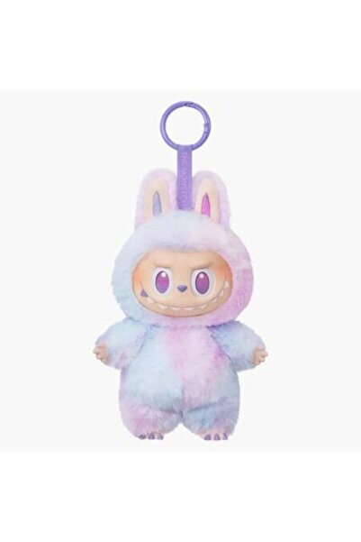 LABUBU Pachet promo: Figurina Breloc, Labubu, Violet, 20 cm + Set Plastilina ...