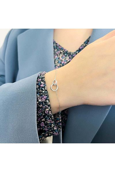 Bijuteria SORELLY Bratara Argint Infinity Circles