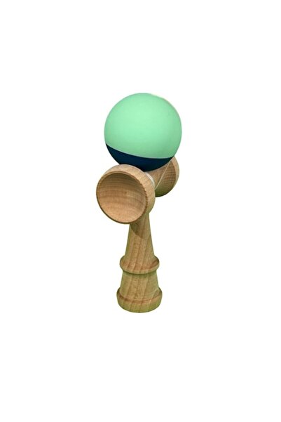 LEIBOO Kendama X Profesional, din Lemn, Bila Cauciucata, 18 cm, Joc de Indema...