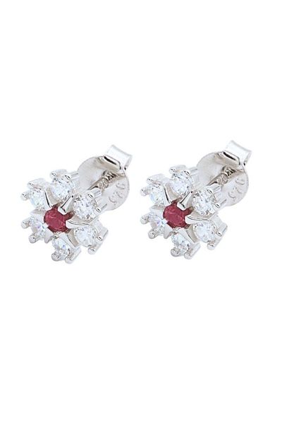Bijuteria SORELLY Silver Flower Earrings