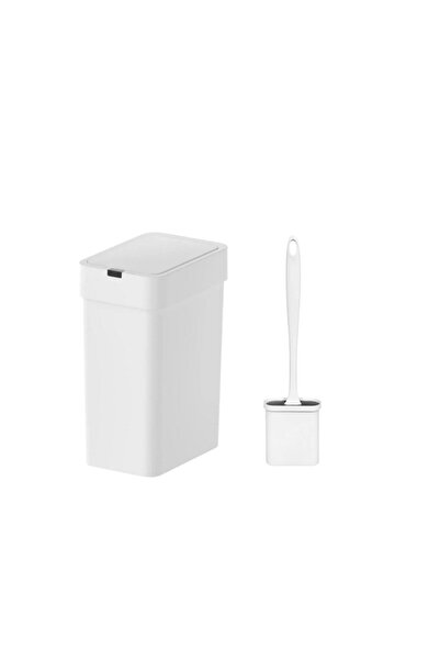 Geseus Sensörlü Otomatik Slim Çöp Kovası 9 Lt + Duvara Asılabilir Beyaz Silik...