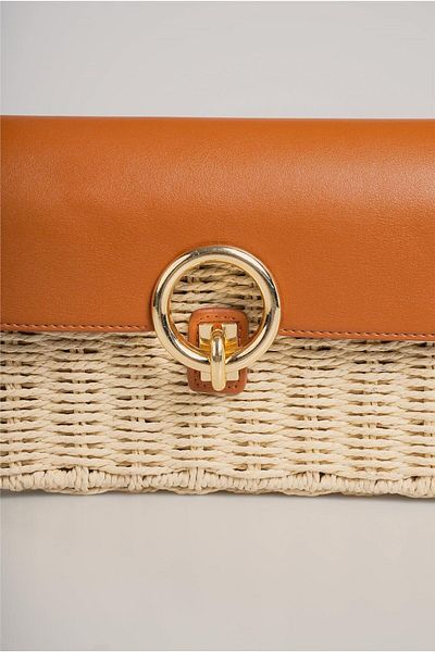 Galat Ççs Women's 17935 Straw Bag with Shoulder Strap