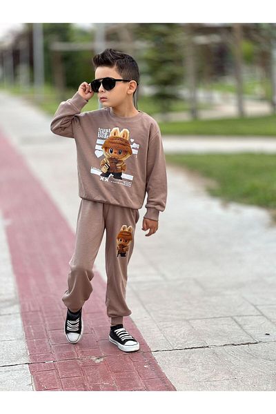 MİLANO KİDS Boys' Clothing Bottom Top Winter Set
