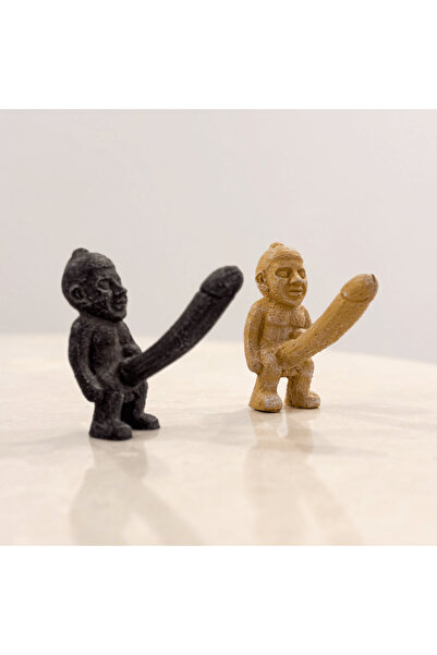 ArkeoArt Design El Yapımı Priapus Bereket Tanrısı Heykeli - Antik Roma Eril Tanrısı