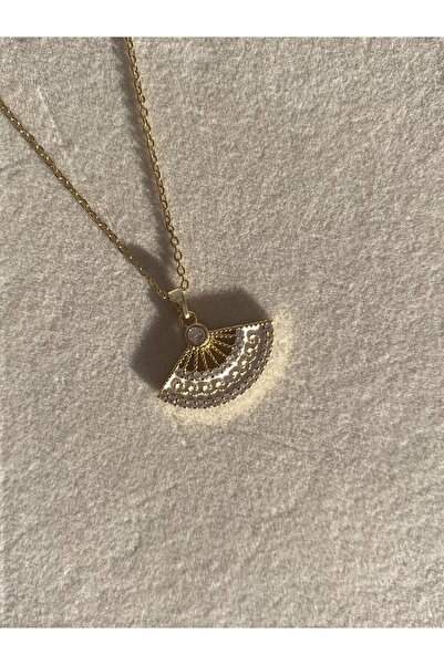 BLUEBERRYSS.J قلادة المروحة الحمراء