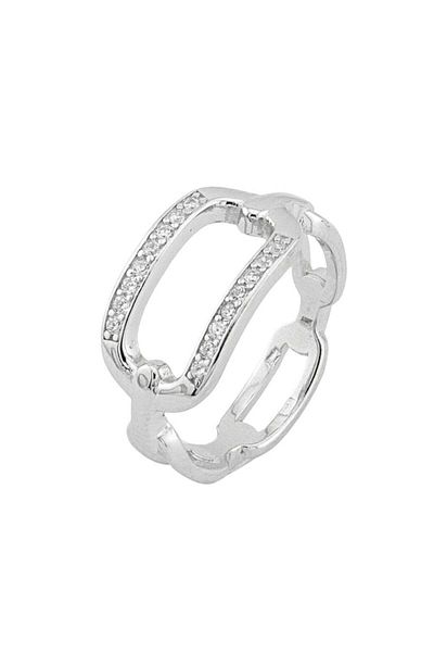 Bijuteria SORELLY Inel Argint Chain cu Pietre Zirconia 17