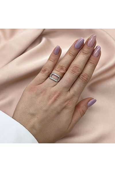 Bijuteria SORELLY Inel Argint Chain cu Pietre Zirconia 17