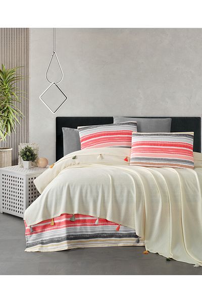 PAMUK DÜNYAM HOME Pike Suit / Valeria Tassel Pi̇ke Suit / Double Personality