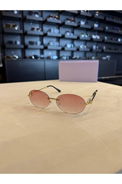 Bubbleatelier Pembe cam degrade güneş gözlüğü