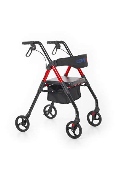 Comfort Plus Lux Rolatör Yürüteç | Ayarlanabilir Oturma Yüksekliği ve Katlana...