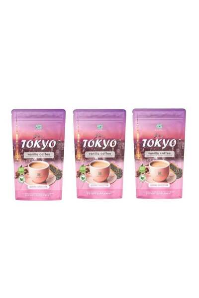 NAMIROSEUS قهوة طوكيو الفانيليا، عبوة من 3 قطع