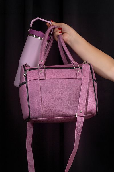 fubileather Genuine Leather Mother Bag with Shoulder Handle Strap