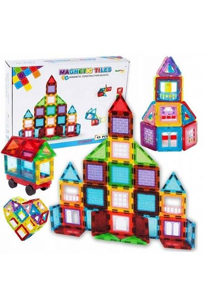 REBELS Magnetic Block Set 3D – 45 Pieces
