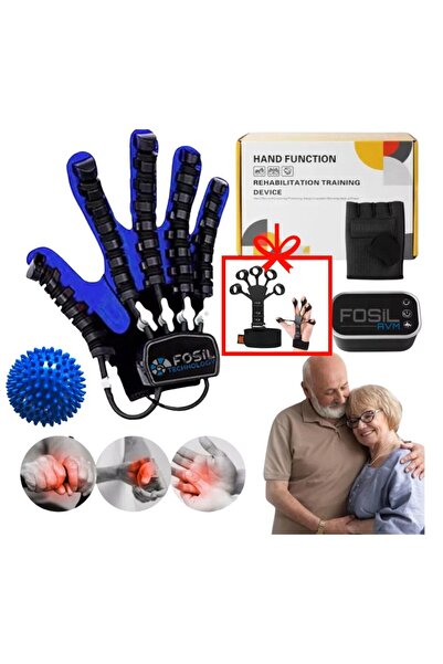 FOSILTECH Felç ve İnme Sonrası El Egzersizi İçin Robot Eldiven Sol el