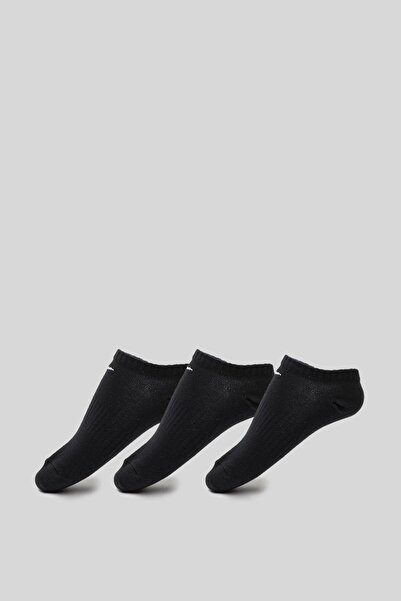 Nike , Set of unisex no-show socks for running Dri-Fit - 3 pairs, Black, XL