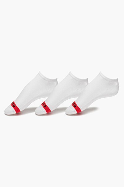 HUGO , Set of ankle-length socks - 3 pairs, Red, White, 39-42
