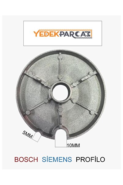 Yp Part 8 Parça Bosch Siemens Profilo Vestel Uyumlu Ocak Bek ve Kapak Takımı İtalyan Tip (Çift Oyuklu)