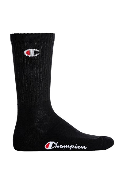 Champion , set of long unisex socks - 3 pairs, Black, White, Khaki, 39-42