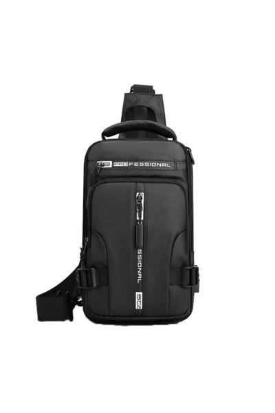 OEM Geantă crossbody, de umăr sau de mână, cu suport de încărcare USB, Capaci...