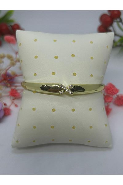 ısıkkonya Stainless Tarnish-Free Stone Brass Bracelet Suitable for Daily Use [Allergy-Free Product]
