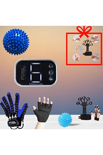 FOSILAVM El Kas Güçlendirme ve Parmak Hareketini Geri Kazandıran Robot Eldiven sol el