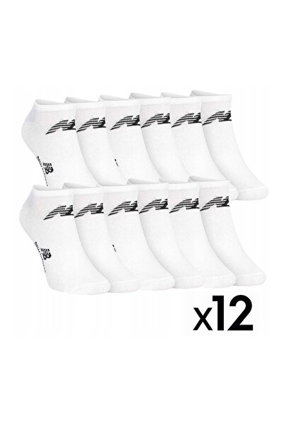 New Balance Anklet Socks Cotton 12 Pairs White 35-40