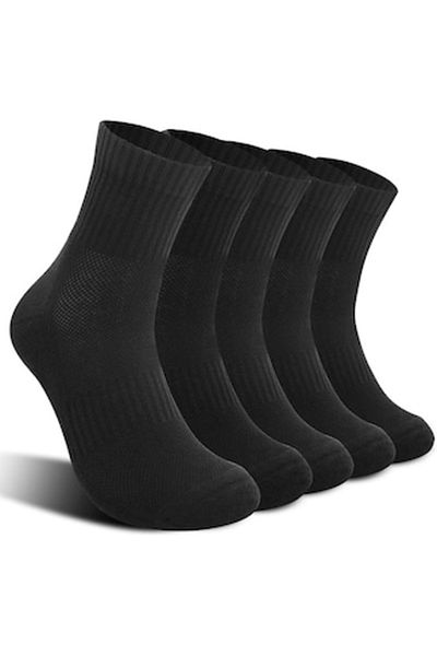 OEM Set Premium 10 Pairs Cotton Sport Socks - Size 39-42 EU (24-27cm) | Sweat Control & Anti-Sli