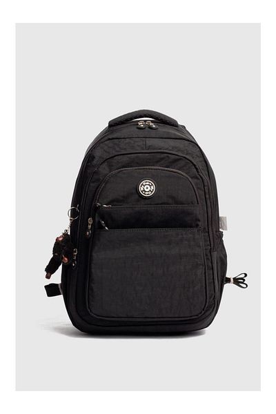 Miracle 8690 Crinkle School Bag Backpack Daily Trip Sports Travel Vacation Multi-Compartment Laptop Compartment