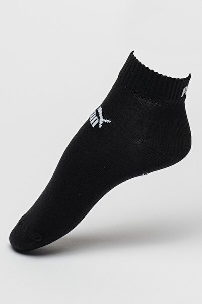 Puma , Set of Unisex Socks in Cotton Blend - 6 Pairs, Gray Melange, Black, 35-38