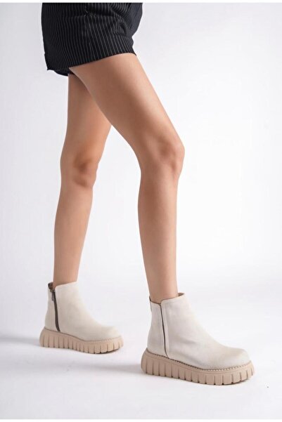 Genel Markalar BEJ KADIN SÜET LASTİKLİ POLİ BOT