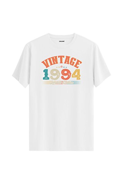 Colermi تي شيرت Echo Vintage لعام 1994 هدية عيد ميلاد برقبة دائرية للجنسين تي...