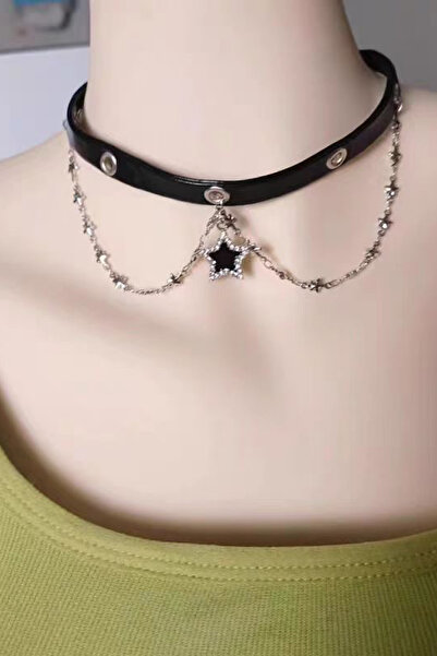 Giraffe Kolye Gothic Fairy Otantik Gotik Punk Emo Haç Kolye Takı