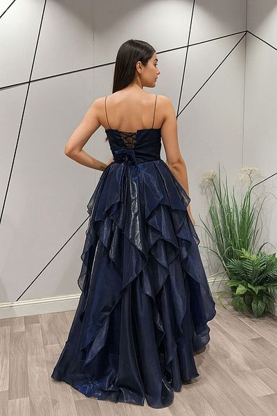 4YOU Luxurious evening dress with tiered layers