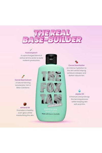 the fox Tan Rapid Tanning Elixir, 120 ml, Yellow