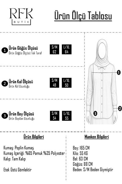 RFK Butik Women's Skirt Top with Tunnel Waist Hijab Short Shirt Blue
