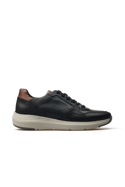 YAŞAR KAŞLI Men's Genuine Leather Casual Shoes 25Y Ykö-21299 m Black