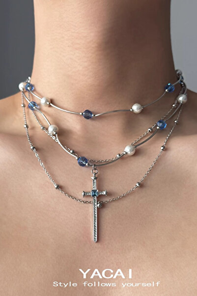 Giraffe Kolye Gothic Fairy Otantik Gotik Punk Emo Haç Kolye Takı