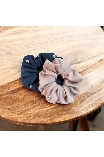 Nimet Abla Butik Elastic Fabric Double Bagel Buckle