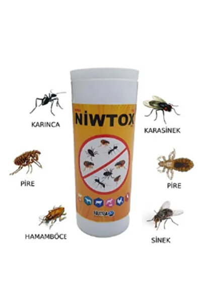 NİWTOX Pire Tozu - Pire ve Haşere Kontrolü Evcil Dostlar ve Yaşam Alanları İç...