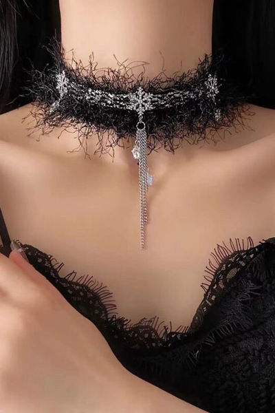 Giraffe Kolye Gothic Fairy Otantik Gotik Punk Emo Haç Kolye Takı